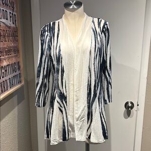 Elegant Zebra Print Blouse